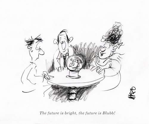 Cartoon: Blubb (medium) by helmutk tagged business