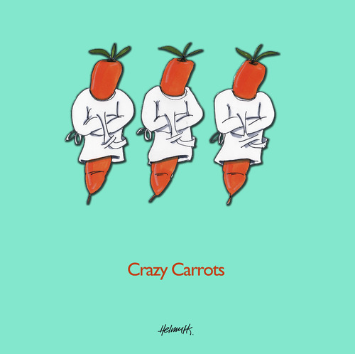 Cartoon: Crazy Carrots (medium) by helmutk tagged medical
