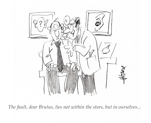 Cartoon: Julius Caesar (medium) by helmutk tagged business