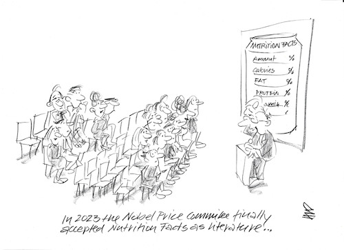 Cartoon: Nobel Price (medium) by helmutk tagged culture