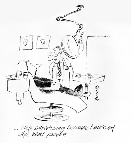 Cartoon: Real Pain (medium) by helmutk tagged business