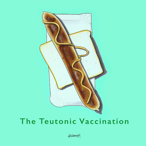 Cartoon: Teutonic Vaccination (medium) by helmutk tagged culture