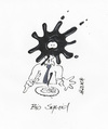 Cartoon: Bio Squid (small) by helmutk tagged food