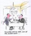 Cartoon: Restaurant Diet (small) by helmutk tagged business