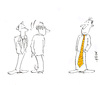 Cartoon: The Tie (small) by helmutk tagged advertising