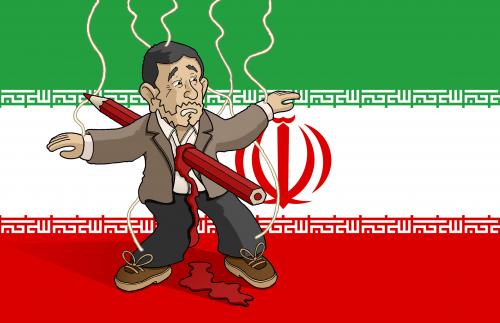 Cartoon: Iranian elections (medium) by Tjeerd Royaards tagged iran