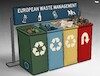 Cartoon: EU waste management (small) by Tjeerd Royaards tagged migrants refugees europe