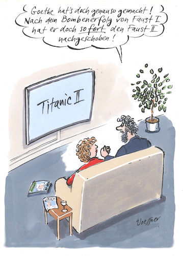 Cartoon: Faust zwei (medium) by woessner tagged freimut,woessner,karikaturen,cartoons,dichtung,weltliteratur,genie,bombenerfolg,bestseller,buchmarkt,buchmesse,zweiter,aufguss,marktkonform,verlag,verlagswesen,fortsetzungsroman,serie,faust,goethe,titanic,fortsetzung,literatur,schriftsteller,dichter,markt,vermarktung,literaturmarkt,kino,film,streifen,movie,fernsehen,tv,glotzen,unterhaltung,zerstreuung,fernseher,fortsetzungsfilm,freimut,woessner,karikaturen,cartoons,dichtung,weltliteratur,genie,bombenerfolg,bestseller,buchmarkt,buchmesse,zweiter,aufguss,marktkonform,verlag,verlagswesen,fortsetzungsroman,serie,faust,goethe,titanic,fortsetzung,literatur,schriftsteller,dichter,markt,vermarktung,literaturmarkt,kino,film,streifen,movie,fernsehen,tv,glotzen,unterhaltung,zerstreuung,fernseher,fortsetzungsfilm