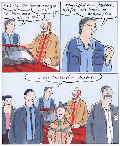 Cartoon: saubere Autos (medium) by woessner tagged freimut,woessner,karikaturen,cartoons,angeber,frau,mann,flirt,beziehung,erotik,anmache,date,angeben,protzen,proll,ballungszentren,großstädte,becircen,anbaggern,anmachen,flirten,hauptmietvertrag,wohnungsnot,mietvertrag,vermietung,mieter,wohnungsknappheit,großstadt,ballungszentrum,metropole,sozialer,wohnungsbau,bezahlbare,mieten,spekulation,eigentum,verpflichtet,freimut,woessner,karikaturen,cartoons,angeber,frau,mann,flirt,beziehung,erotik,anmache,sex,date,angeben,protzen,proll,ballungszentren,großstädte,becircen,anbaggern,anmachen,flirten,hauptmietvertrag,wohnungsnot,mietvertrag,vermietung,mieter,wohnungsknappheit,großstadt,ballungszentrum,metropole,sozialer,wohnungsbau,bezahlbare,mieten,spekulation,eigentum,verpflichtet