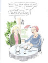 Cartoon: dick werden (small) by woessner tagged cartoons,karikaturen,woessner,kaffeetafel,torte,süssigkeiten,weiblich,männlich,figur,diät,lebensfreude,abnehmspritze,gewichtszunahme,schönheit,weiblichkeit,dick,werden,abnehmen,übergewicht,attraktivität,selbstbewusstsein,beziehung,frauen,freundinnen,kaffeklatsch,adipositas,adipös,fett,dünn,schlank,schlankheitswahn,jugendwahn