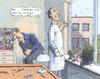 Cartoon: Schmerzen (small) by woessner tagged schmerz schmerzpatient arzt ignoranz philosophie geschwätz leid arztpraxis