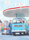 Cartoon: Volltanken (small) by woessner tagged cartoons,karikaturen,woessner,alkohol,am,steuer,promille,alkoholverbot,fahrtüchtigkeit,fahrerlaubnis,führerschein,pappe,lappen,tanken,tankstelle,trunkenheit,betrunken,besoffen,missverständnis,gas,öl,benzin,verbrennermotor,alkoholismus,sucht,tankwart