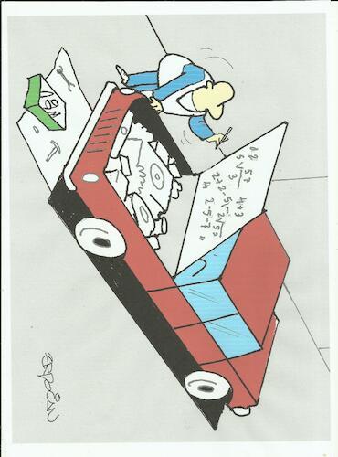 Cartoon: Erdogan BASOL Foto (medium) by ERDOGAN BASOL tagged matematik,math2022