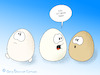 Cartoon: Eggstrem (small) by a-b-c tagged drama,ehe,ei,eier,ex,expartner,feiertag,liebe,osterei,ostern,partner,partnerschaft