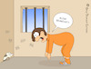 Cartoon: Haft (small) by a-b-c tagged absitzen,anstalt,arrest,beugehaft,gefängnis,haft,häftling,justiz,jva,knast,strafe,urteil,vollzug