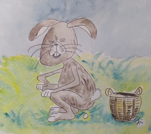 Cartoon: Erwartungsdruck (medium) by Bubi007 tagged ostern