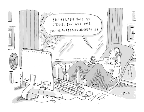 Cartoon: Buchmesse (medium) by Til Mette tagged frankfurt,buchmesse