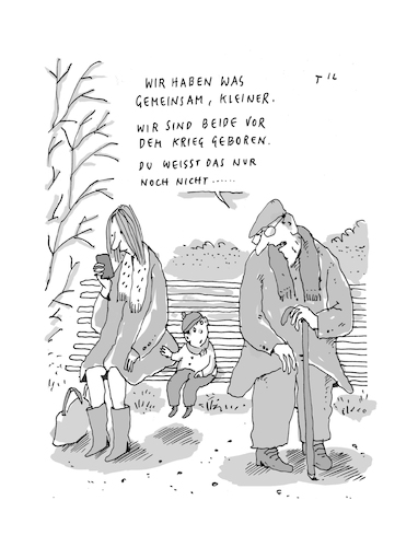 Cartoon: Krieg (medium) by Til Mette tagged generation,krieg,kinder