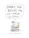 Cartoon: Beuys (small) by Til Mette tagged künstler,beuys