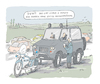 Cartoon: SUV (small) by Til Mette tagged polizei,auto,suv