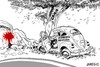 Cartoon: encontronazo (small) by JAMEScartoons tagged choque,crisis,economia,desempleo,james,cartonista,jaime,mercado