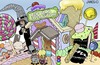 Cartoon: Hansel y Gretel (small) by JAMEScartoons tagged hansel,gretel,reforma,energetica,pemex,corrupcion,privatizacion,epn,petroleo,inversionista,cfe