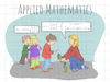 Cartoon: applied mathematics (small) by Mistkuh tagged math2022