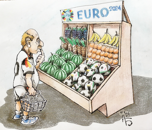 Cartoon: Ernte 2024 (medium) by Back tagged fußball,euro24,football,uefa