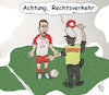 Cartoon: Harry Kane in Bayern (small) by Back tagged harrykane,bundesliga,bayern,fußball,football