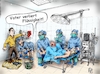 Cartoon: Partnergeburten (small) by Back tagged familie,medizin,gesellschaft,partnergeburten,schwangerschaft,geburt