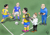 Cartoon: Properties (small) by Back tagged fußball,qatar2022,wm,soccer,football,sport