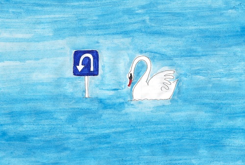Cartoon: No title (medium) by chakhirov tagged swan