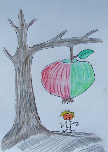 Cartoon: BIG APPLE NYC RESIST (medium) by skätschup tagged big,apple,new,york,city,nyc,snob,insane,resist