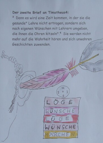 Cartoon: Die Ohren kitzeln (medium) by skätschup tagged eine,zeit,lügen,geschichten