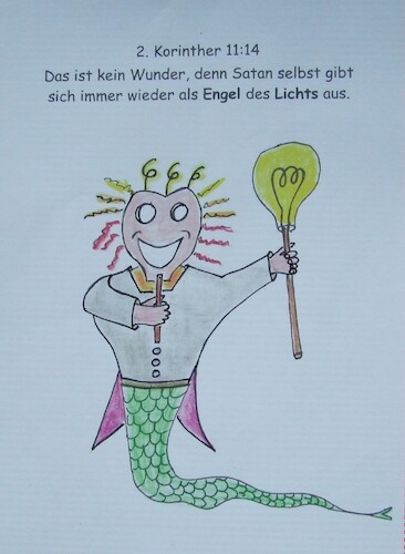 Cartoon: ENGEL DES LICHTS (medium) by skätschup tagged lüge,und,täusching,trifft,auf,naivität,leichtgläubigkeit