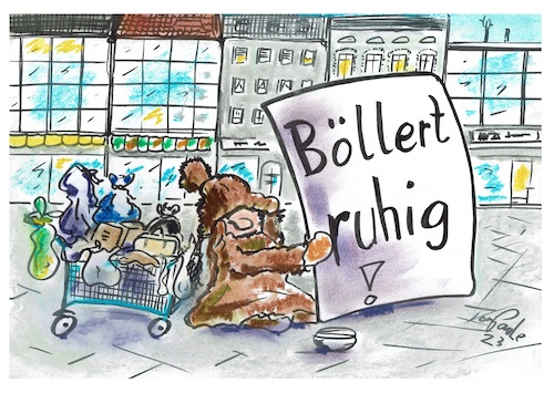 Cartoon: Wer hat den Knall (medium) by TomPauLeser tagged silvester,neujahr,böller,raketen,feuerwerk,spaß,laut