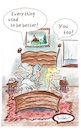 Cartoon: At the time (small) by TomPauLeser tagged at,the,time,sex,better,good,earlier,bed,bedroom,wife,husband