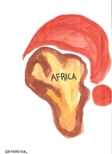 Cartoon: africa in the new year (medium) by Seydi Ahmet BAYRAKTAR tagged africa,in,the,new,year