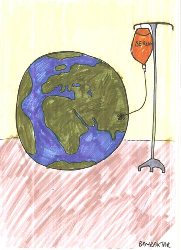 Cartoon: global warming (medium) by Seydi Ahmet BAYRAKTAR tagged warming,global