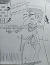 Cartoon: blind person (small) by sally cartoonist tagged blind,person