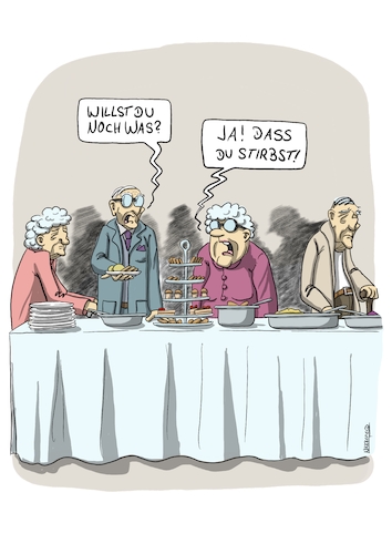Cartoon: Früher Tod kann Renten sichern (medium) by SandraNabbefeld tagged cartoon,humor,satire,schwarzerhumor,rente,rentenreform,politik,innenpolitik,witwenrente,kürzung,reform,bundestegierung,ableben,tod,beerdigung,paar,ehepaar,witwe,witwer,wunsch,sterben,sandranabbefeld,nabbefeld,nabbefeldcartoon,cartoonlobby,rheinischehumorverwaltung,cartoon,humor,satire,schwarzerhumor,rente,rentenreform,politik,innenpolitik,witwenrente,kürzung,reform,bundestegierung,ableben,tod,beerdigung,paar,ehepaar,witwe,witwer,wunsch,sterben,sandranabbefeld,nabbefeld,nabbefeldcartoon,cartoonlobby,rheinischehumorverwaltung