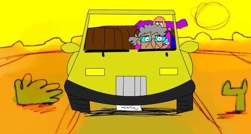Cartoon: BUD THE CLOWN 5 (medium) by sal tagged cartoon