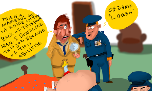 Cartoon: inspector Columbus (medium) by sal tagged cartoon,inspector,columbus