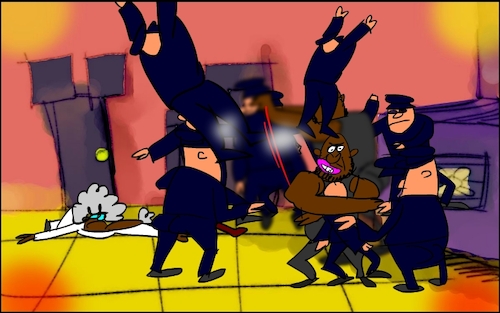 Cartoon: THE BAD NEWS BROWN 10 (medium) by sal tagged cartoon