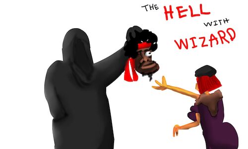 Cartoon: THE HELL WITH WIZARD (medium) by sal tagged cartoon,comic,story,board,the,hell,with,wizard