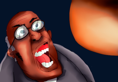 Cartoon: unexpected attack (medium) by sal tagged cartoon