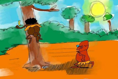 Cartoon: banana issue part2 (medium) by sal tagged cartoon,sal