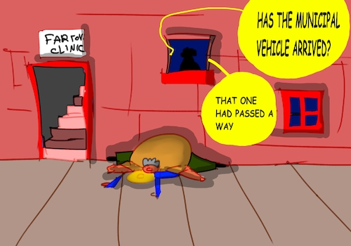 Cartoon: DR SMILE FARTOV 2 (medium) by sal tagged cartoon