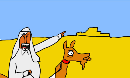 Cartoon: good morning sirs arabs p2 (medium) by sal tagged cartoon,story,good,morning,sirs,arabs