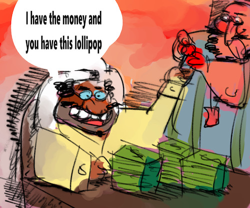 Cartoon: intercours investment (medium) by sal tagged cartoon